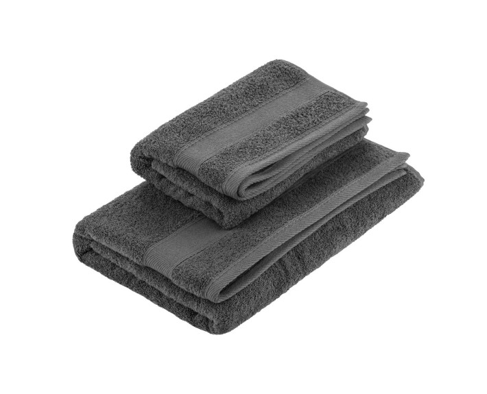 Рушник махровий Ardesto SuperSoft, 50х90см, 100% бавовна, графіт