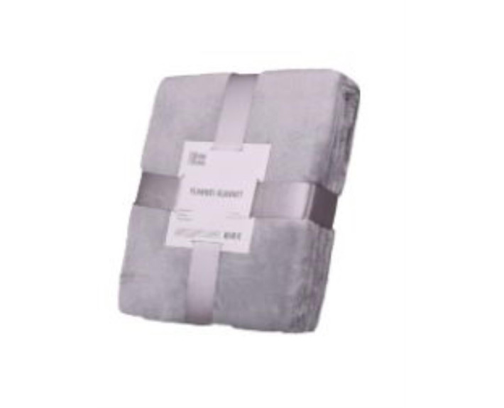 Плед Ardesto Flannel, 160х200см, 100% полиэстер, серый