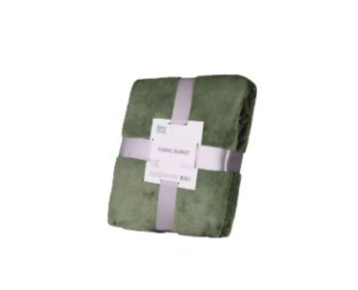 Одеяло Ardesto Flannel, 160х200см, 100% полиэстер, зеленое