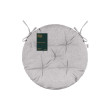 Подушка для стільця Ardesto Oliver, D-40см, 100% бавовна, нап-ч: 50% холоф, 50% пп, сірий