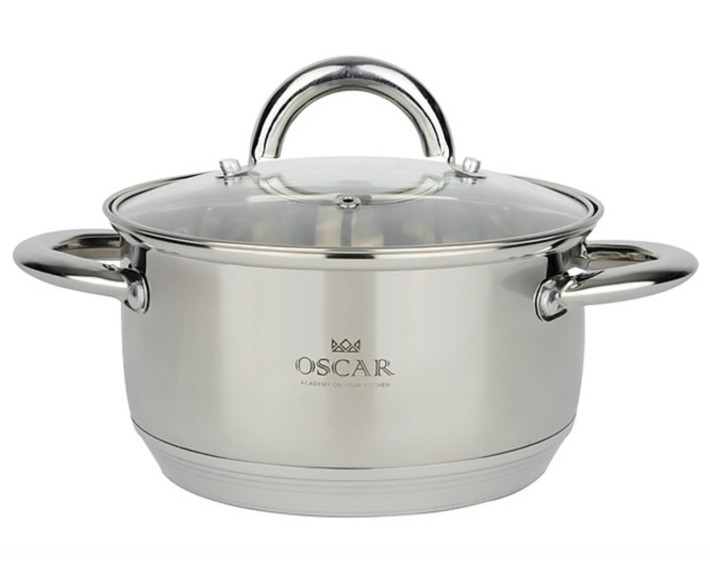 Каструля 22 см ( 4.75 л) з кришкою OSCAR GRAND
