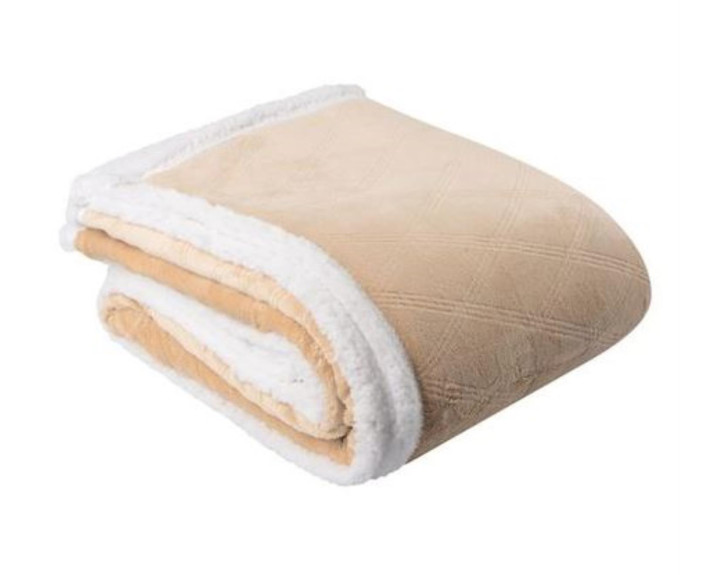 Ковдра флісова 200*220 см Plush hugs Beige, SOHO  Китай