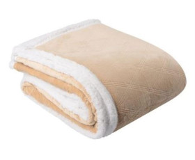 Ковдра флісова 200*220 см Plush hugs Beige, SOHO  Китай