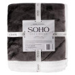 Ковдра флісова 200*220 см Plush hugs Graphite, SOHO  Китай