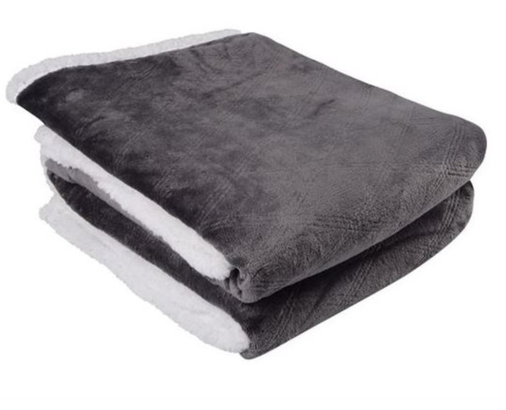 Ковдра флісова 200*220 см Plush hugs Graphite, SOHO  Китай