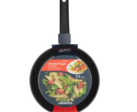 Сковорода Ardesto Gemini Gourmet Aosta, 24см, алюміній, чорний