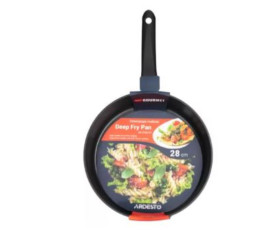 Сковорода глибока Ardesto Gemini Gourmet Bolzano, 28см, алюміній, чорний