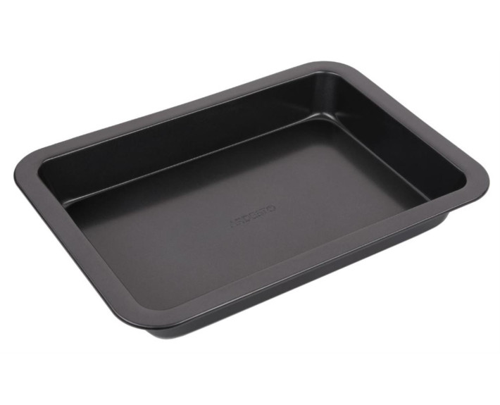 Форма для випікання Ardesto Gemini, 37.6x27x4.8см, вуглецева сталь, прямокутна, сірий