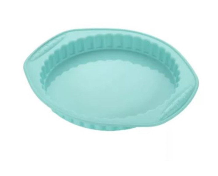 Форма для випікання Ardesto Tasty baking, 30.5*27*3см, силікон, кругла, блакитний