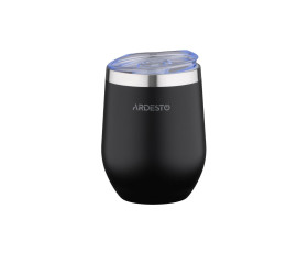 Термокухоль Ardesto Compact Mug, 350мл, нержавіюча сталь, чорний