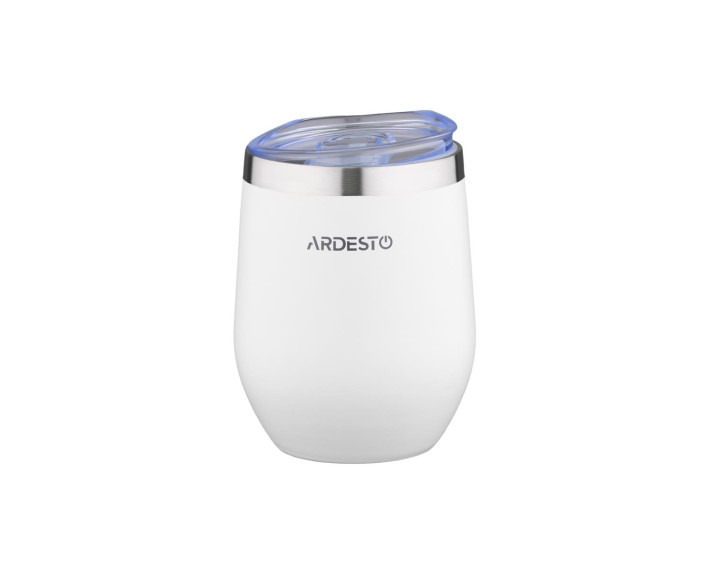 Термокухоль Ardesto Compact Mug, 350мл, нержавіюча сталь, білий