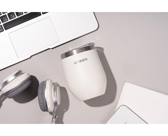 Термокухоль Ardesto Compact Mug, 350мл, нержавіюча сталь, білий