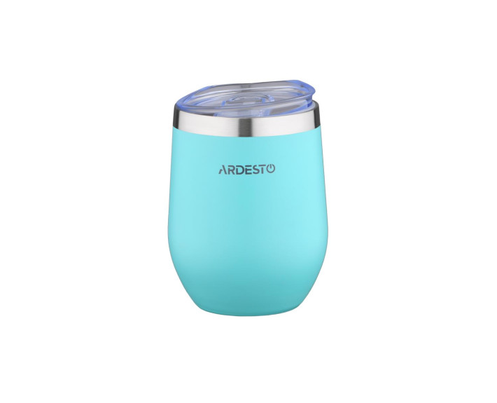 Термокухоль Ardesto Compact Mug, 350мл, нержавіюча сталь, блакитний