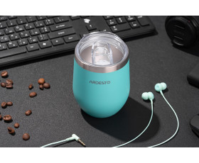 Термокухоль Ardesto Compact Mug, 350мл, нержавіюча сталь, блакитний
