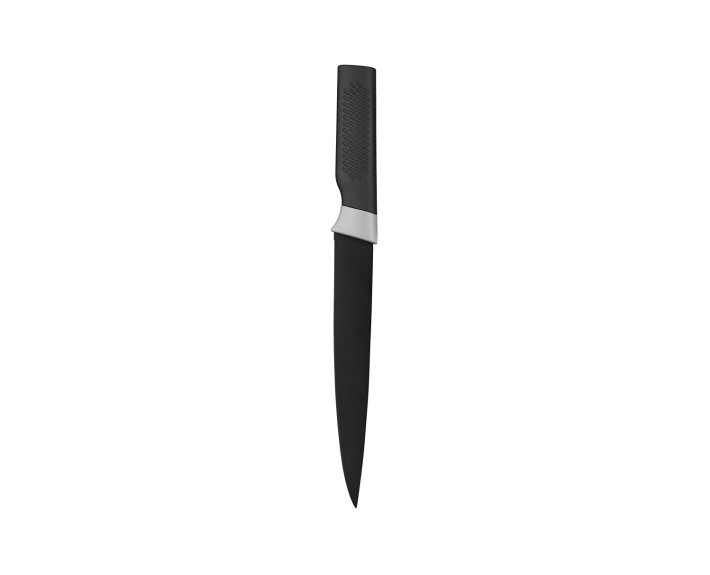 Кухонный нож слайсерный Ardesto Black Mars, 20см, нержавеющая сталь, пластик, черный