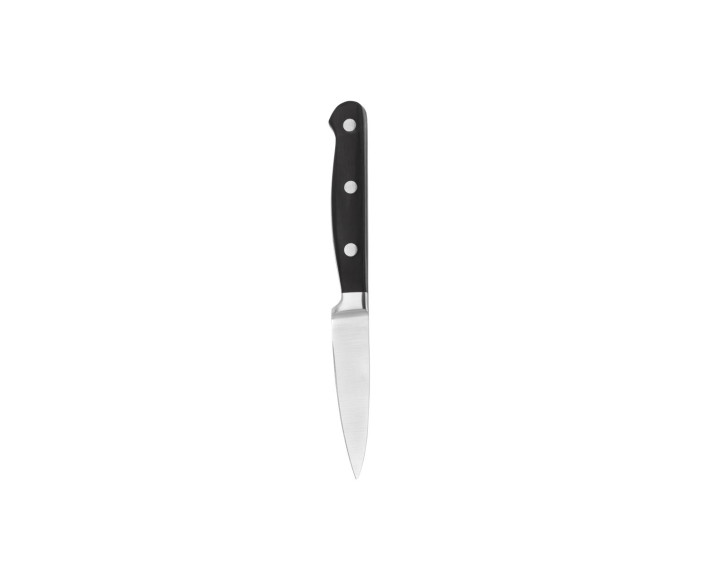Кухонный нож для овощей Ardesto Black Mars, 8.9см, нержавеющая сталь, дерево, черный