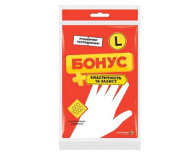 Рукавички ЕКОНОМ L гумові універсальні