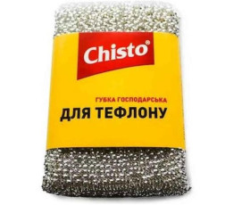 Губка-скребок д/тефлону 1шт,Chisto