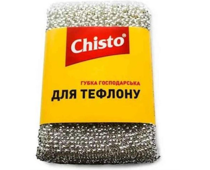 Губка-скребок для тефлона 1 шт, Chisto
