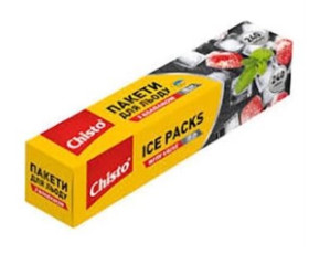 Пакети для льоду 240 кубиків, шт Chisto