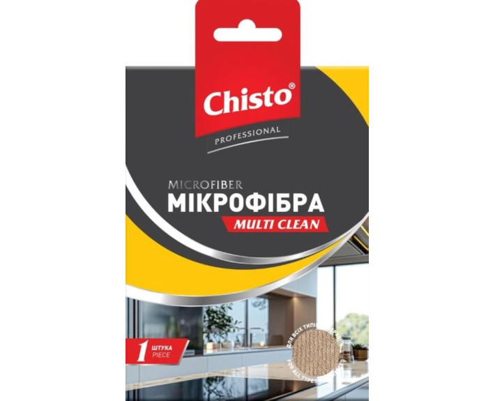 Серветка з мікрофібри 1шт універсальна, шт Chisto