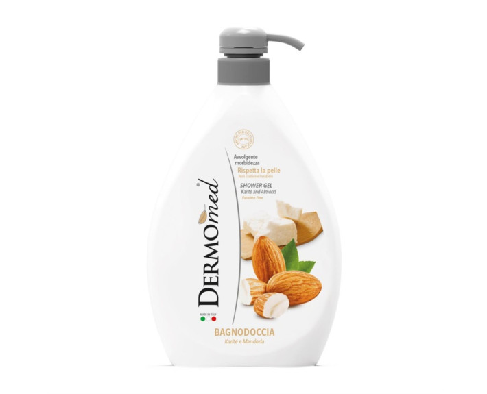 Гель для душу 1л каріте та мигдаль, DM