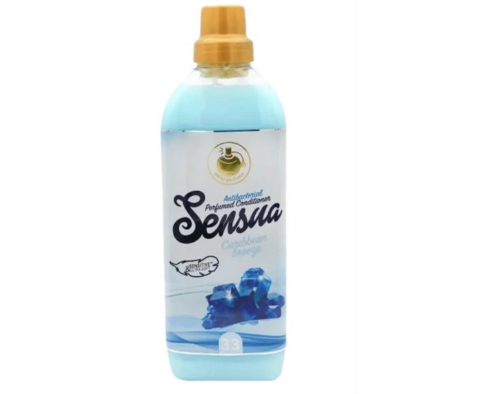 Ополаскиватель для тканей 1л Бриз Карибов (морской) Sensua