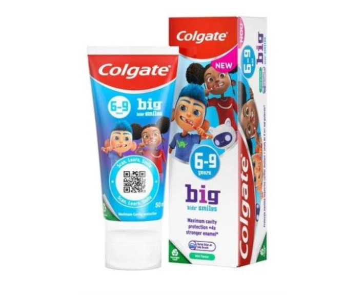 Зубна паста 50мл дитяча 6-9 років Ніжна м'ята, Colgate