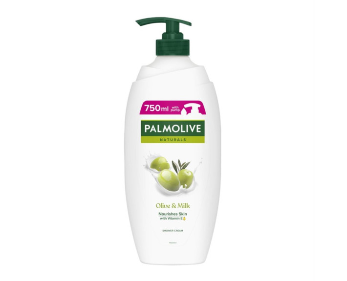 Гель для душу 750мл Натурель Оливкове молочко, шт Palmolive