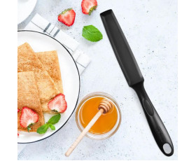 Лопатка кухонна для млинців Tefal Bienvenue, вузька, пластик, чорний