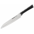Кухонний ніж Сантоку Tefal Ice Force, 18см, нержавіюча сталь, пластик, чорний