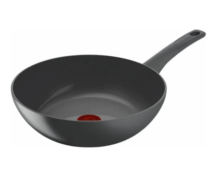 Сковорода ВОК Tefal Renewal, 28см, алюминий, бакелит, серый