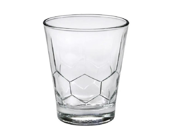 Набір склянок Duralex Hexagone, низьких, 300мл, h-90см, 6шт, скло, прозорий