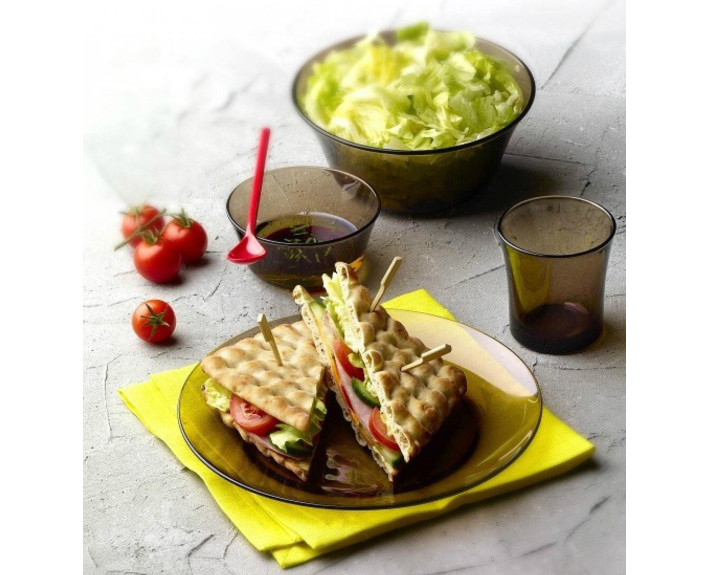 Миска Duralex Lys Creole, 2200мл, 23см, стекло, прозрачный