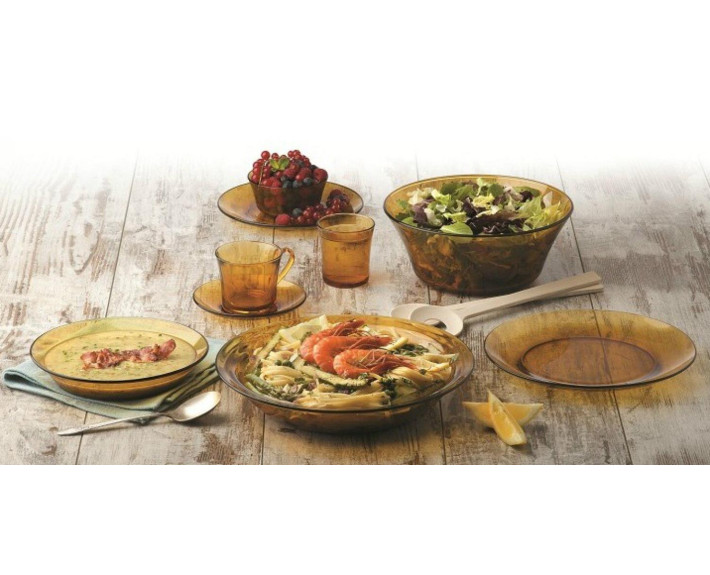 Миска Duralex Lys Creole, 2200мл, 23см, стекло, прозрачный