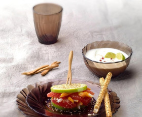 Тарелка десертная Duralex Lys Creole, 19см, стекло, коричнево-светлый