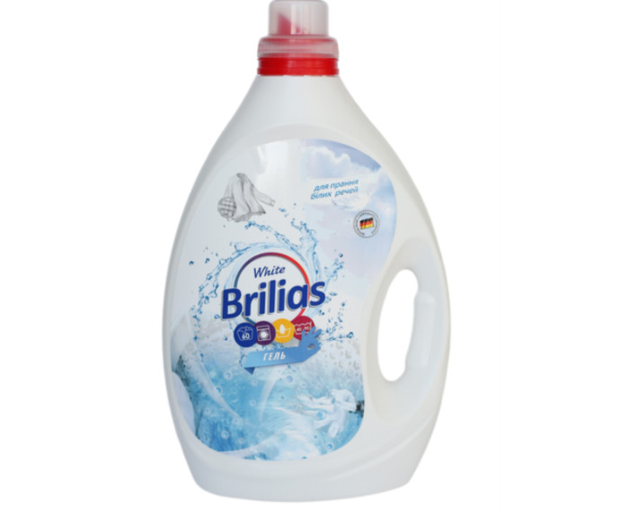 Гель для прання, 3 кг, Україна Brilias White