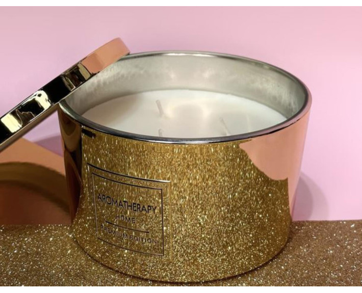 Свічка ароматна Aromatherapy home (3 гноти)