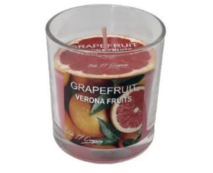 Свічка в склі VERONA FRUITS аром. Грейпфрут  арт.229