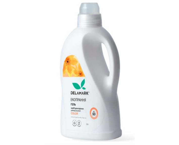 Гель для прання безфосфатний концентрат Color 2л Delamark
