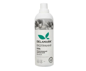 Засіб для прання Рідкий безфосфатний концентрат Black 1л Delamark