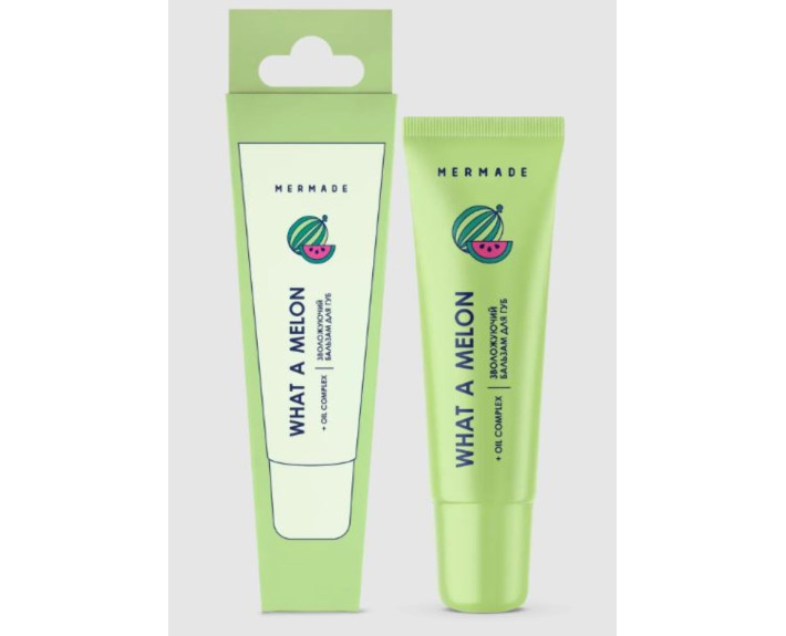 Бальзам зволожуючий  для губ What & Melon SPF 6 10 мл MERMADE