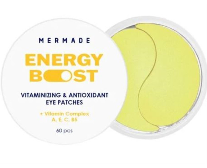 Патчі вітамінізовані гідрогелеві під очі Energy Boost 60шт MERMADE