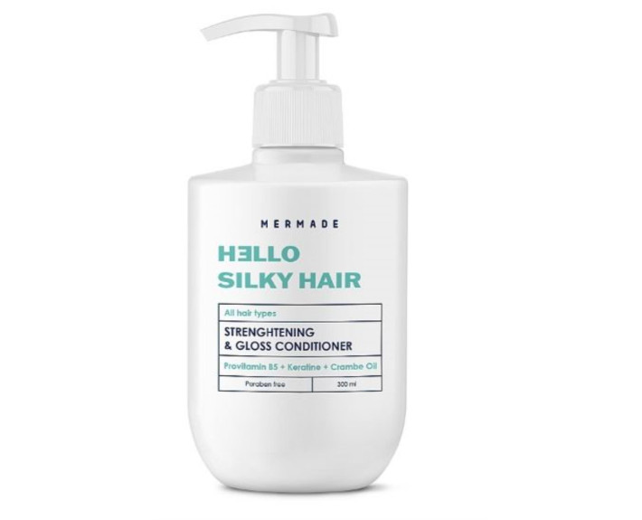 Кондиционер для укрепления и сияния волос Keratin & Pro-vitamin B5 85мл MERMADE