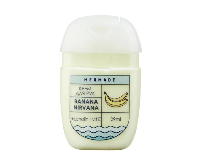 Крем для рук з ланоліном Banana Nirvana 29мл MERMADE