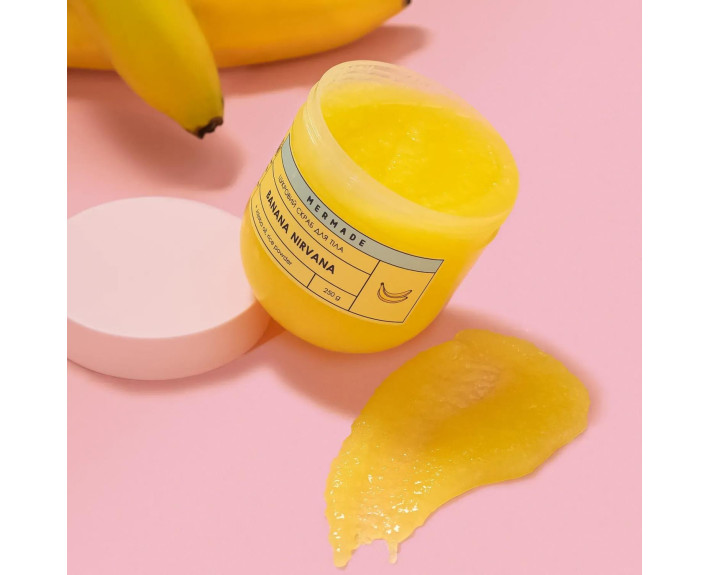 Скраб цукровий для тіла Banana Nirvana 250мл MERMADE