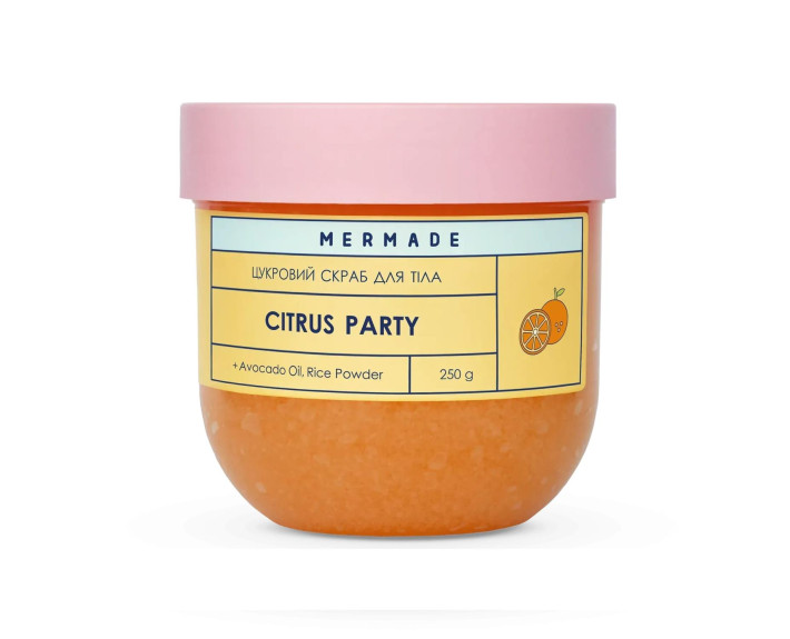 Скраб цукровий для тіла Citrus Party 250мл MERMADE