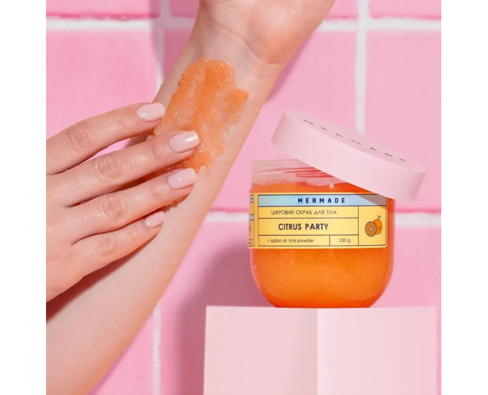 Скраб цукровий для тіла Citrus Party 250мл MERMADE