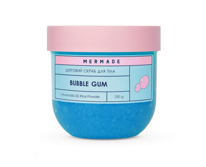 Скраб цукровий для тіла Bubble Gum 250мл MERMADE