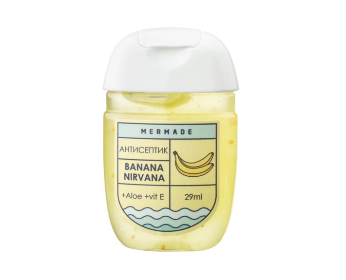 Антисептик для рук Banana Nirvana 29мл MERMADE
